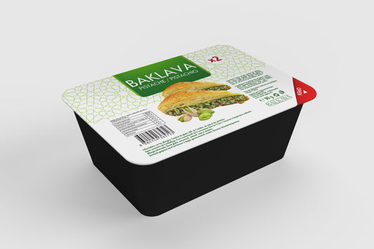 Baklava à la pistache (2 Slice) 90 gr